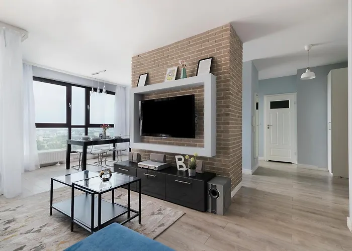 Апартаменты Easy Rent- Sky Free Parking, Hala Globus, 24h Check-in, Zana